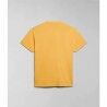 Maglia a Maniche Corte Uomo Napapijri S-Faber Dorato