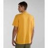 Maglia a Maniche Corte Uomo Napapijri S-Faber Dorato