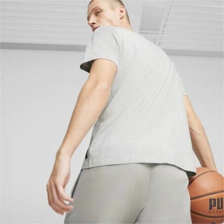 Maglia a Maniche Corte Uomo Puma The Hooper 3 Grigio chiaro