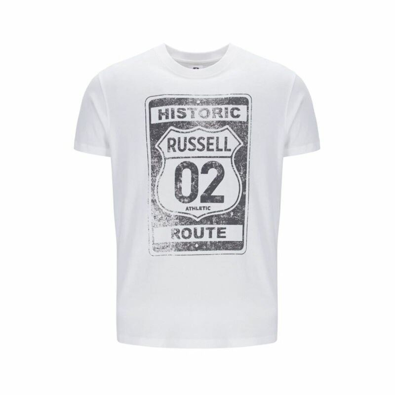 Maglia a Maniche Corte Uomo Russell Athletic AMT A40471 Maglia a Maniche Corte Uomo Russell Athletic AMT A40471