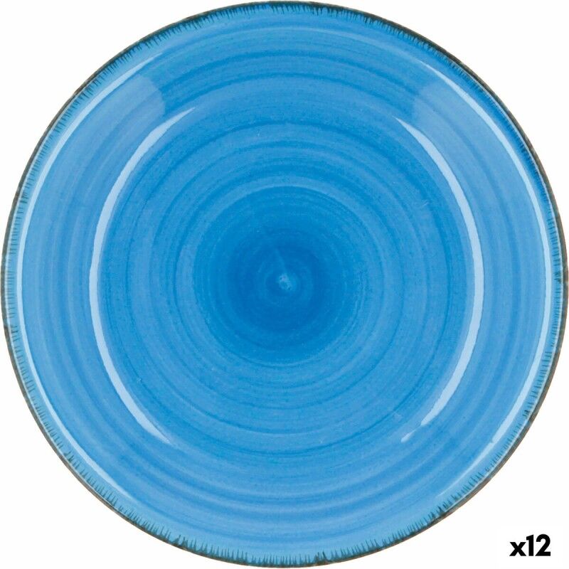 Piatto Fondo Quid Vita Azzurro Ceramica (ø 21,5 cm) (12 Unità) Piatto Fondo Quid Vita Azzurro Ceramica (ø 21,5 cm) (12 Unità)