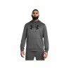 Felpa con Cappuccio Uomo Under Armour Big Logo Grigio