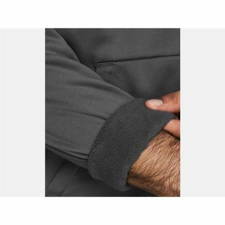 Felpa con Cappuccio Uomo Under Armour Big Logo Grigio