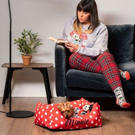 Giocattoli per cani Minnie Mouse   Rosso 100 % poliestere