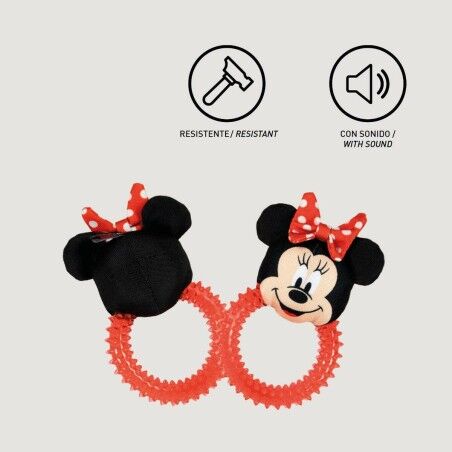 Giocattoli per cani Minnie Mouse   Rosso 100 % poliestere