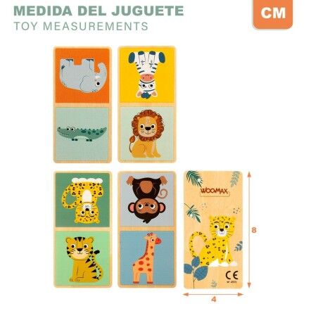 Gioco di abilità Woomax animali (12 Unità)