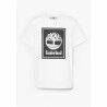 Maglia a Maniche Corte Uomo Timberland Stack Logo Bianco