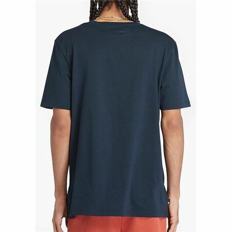 Maglia a Maniche Corte Uomo Timberland Stack Logo Nero