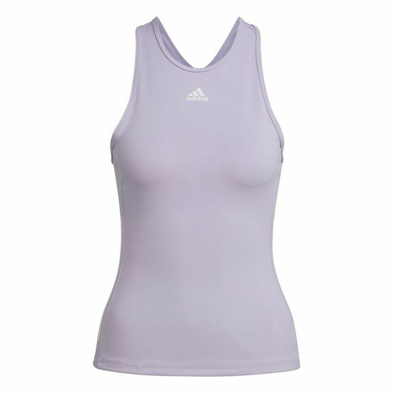 Maglia Smanicata da Donna Adidas Hyperglam Lavanda Maglia Smanicata da Donna Adidas Hyperglam Lavanda