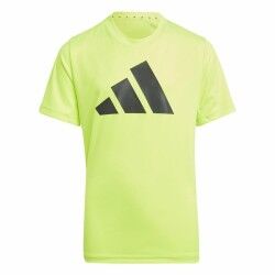 Maglia a Maniche Corte per Bambini Adidas U Tr-Es Logo Giallo