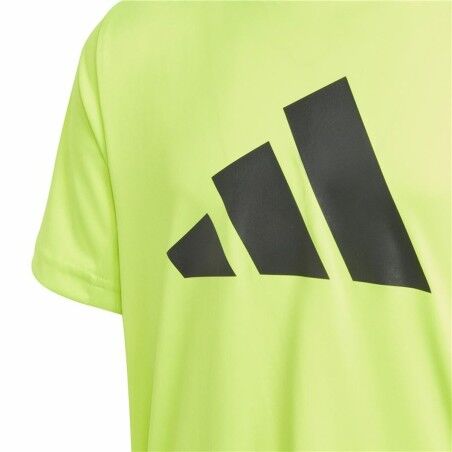 Maglia a Maniche Corte per Bambini Adidas U Tr-Es Logo Giallo