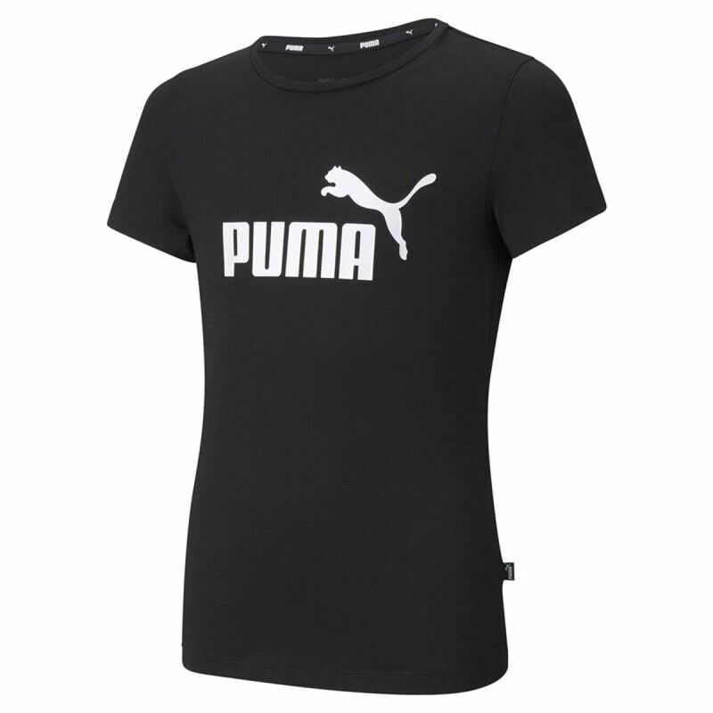 Maglia a Maniche Corte per Bambini Puma Ess Logo G Nero Maglia a Maniche Corte per Bambini Puma Ess Logo G Nero