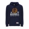 Felpa con Cappuccio Uomo Russell Athletic Ath 1902 Blu Marino