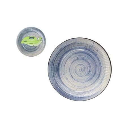 Set di piatti Inde 23 cm 8 Pezzi (24 Unità)