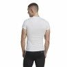 Maglia a Maniche Corte Uomo Adidas techfit Graphic  Bianco