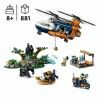 Set di Costruzioni Lego 60437 Jungle Explorer Helicopter Base Camp Multicolore