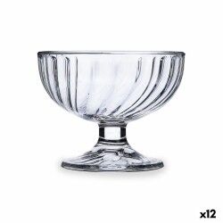 Coppa per Gelati e Frullati Luminarc Sorbet Trasparente Vetro 380 ml (12 Unità)