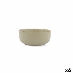 Ciotola per Aperitivi Quid Duna Verde Ceramica 15 x 15 cm (6 Unità)