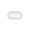 Vassoio per aperitivi Quid Gastro Bianco Nero Ceramica 20,5 x 11 x 3,5 cm (12 Unità)