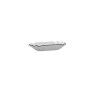 Vassoio per aperitivi Quid Gastro Bianco Nero Ceramica 20,5 x 11 x 3,5 cm (12 Unità)
