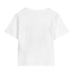 Maglia a Maniche Corte per Bambini Hello Kitty Bianco