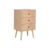Comodino Home ESPRIT Naturale Legno di paulownia Legno MDF 42 x 34 x 70 cm