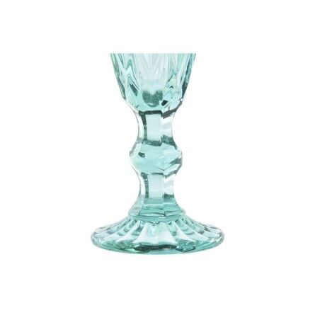 Calice DKD Home Decor Cristallo Turchese (150 ml)