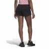 Pantaloncini Sportivi da Donna Adidas Pacer 3 Stripes Knit Nero