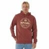 Felpa con Cappuccio Uomo Rip Curl Stapler Hood Marrone