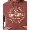 Felpa con Cappuccio Uomo Rip Curl Stapler Hood Marrone