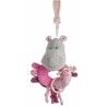 Sonaglio Activity Ippopotamo Rosa 20cm