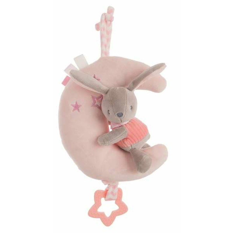 Peluche Moon Coniglio Rosa 25 cm Peluche Moon Coniglio Rosa 25 cm