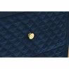 Comodino DKD Home Decor 60 x 35 x 74 cm Cristallo Azzurro Dorato
