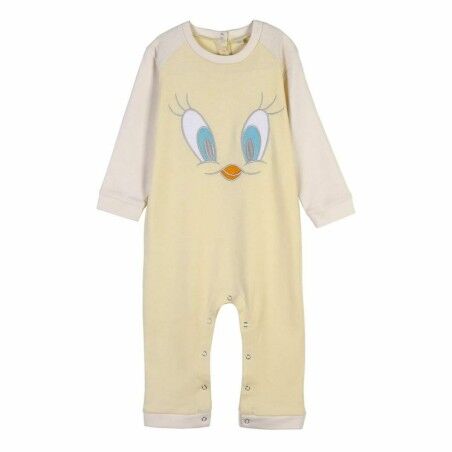 Tutina a Maniche Lunghe per Bambini Looney Tunes Grigio Giallo