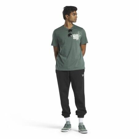 Maglia a Maniche Corte Uomo Reebok Graphic Series Verde