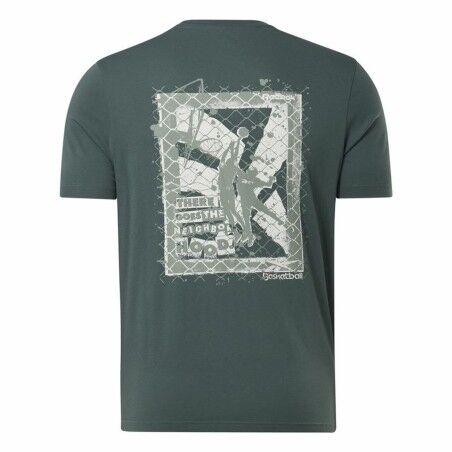 Maglia a Maniche Corte Uomo Reebok Graphic Series Verde