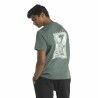 Maglia a Maniche Corte Uomo Reebok Graphic Series Verde