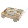 Gioco di Legno Home ESPRIT Giallo Marrone Naturale Menta