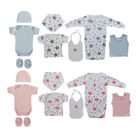 Set Regalo per Neonati DKD Home Decor 0-6 Mesi Cotone (2 pcs)