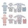 Set Regalo per Neonati DKD Home Decor 0-6 Mesi Cotone (2 pcs)