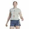 Maglia a Maniche Corte Donna Adidas Agravic Bianco Caldo
