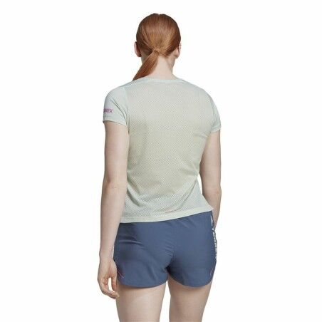 Maglia a Maniche Corte Donna Adidas Agravic Bianco Caldo
