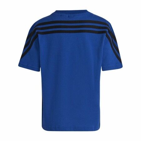 Maglia a Maniche Corte per Bambini Adidas Spider-Man Azzurro