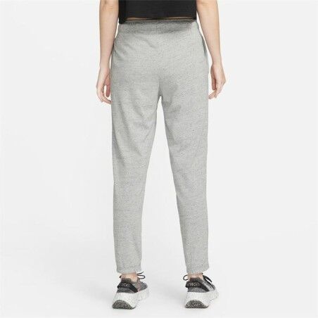 Pantalone Lungo Sportivo Nike Sportswear Gym Vintage Grigio Donna