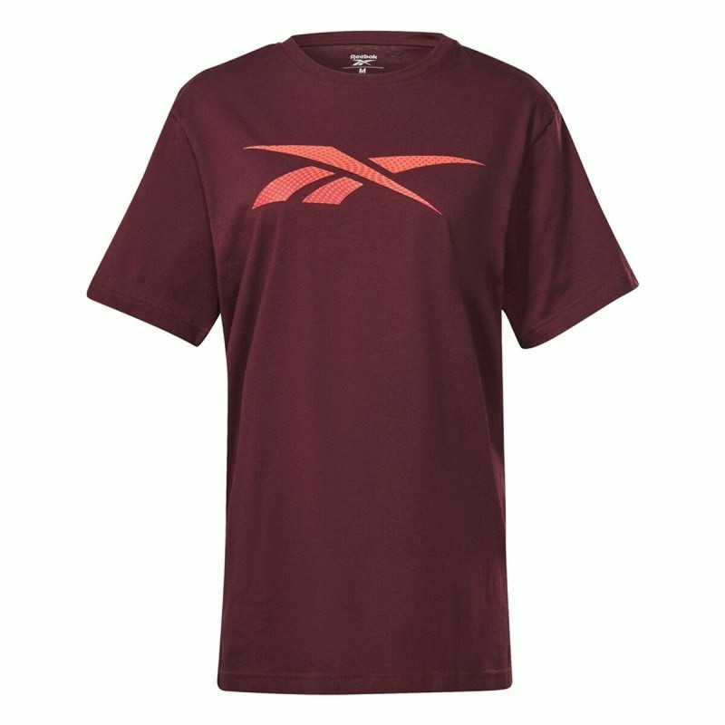 Maglia a Maniche Corte Uomo Reebok RI Logo Rosso Granato Maglia a Maniche Corte Uomo Reebok RI Logo Rosso Granato