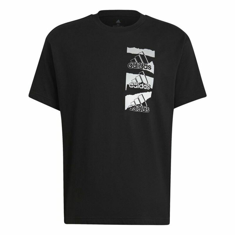 Maglia a Maniche Corte Uomo Adidas Essentials Brandlove Nero Maglia a Maniche Corte Uomo Adidas Essentials Brandlove Nero