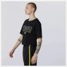 Maglia a Maniche Corte Donna New Balance Essentials Athletic Club Boxy Nero