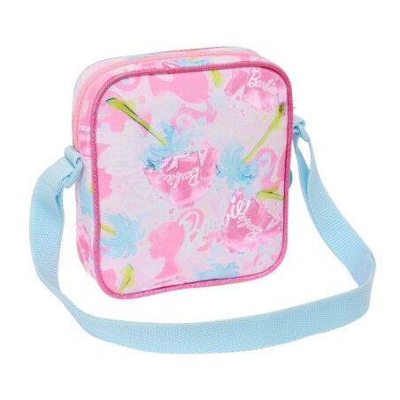 Borsa a Tracolla Barbie Painterly Rosa Blu cielo 16 x 18 x 4 cm
