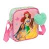 Borsa a Tracolla Disney Princess Bloom Verde Rosa 16 x 18 x 4 cm