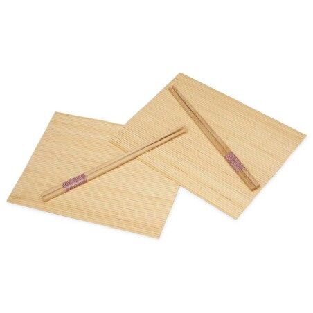 Set per Sushi Kinvara BM-001 Legno Bambù 24 x 18 cm 24 x 0,5 x 0,5 cm (24 Unità)